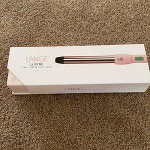 L’ange Lustre titanium curling wand 25mm rose gold
